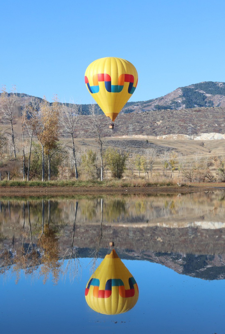 Hot Air Balloon in the Sky